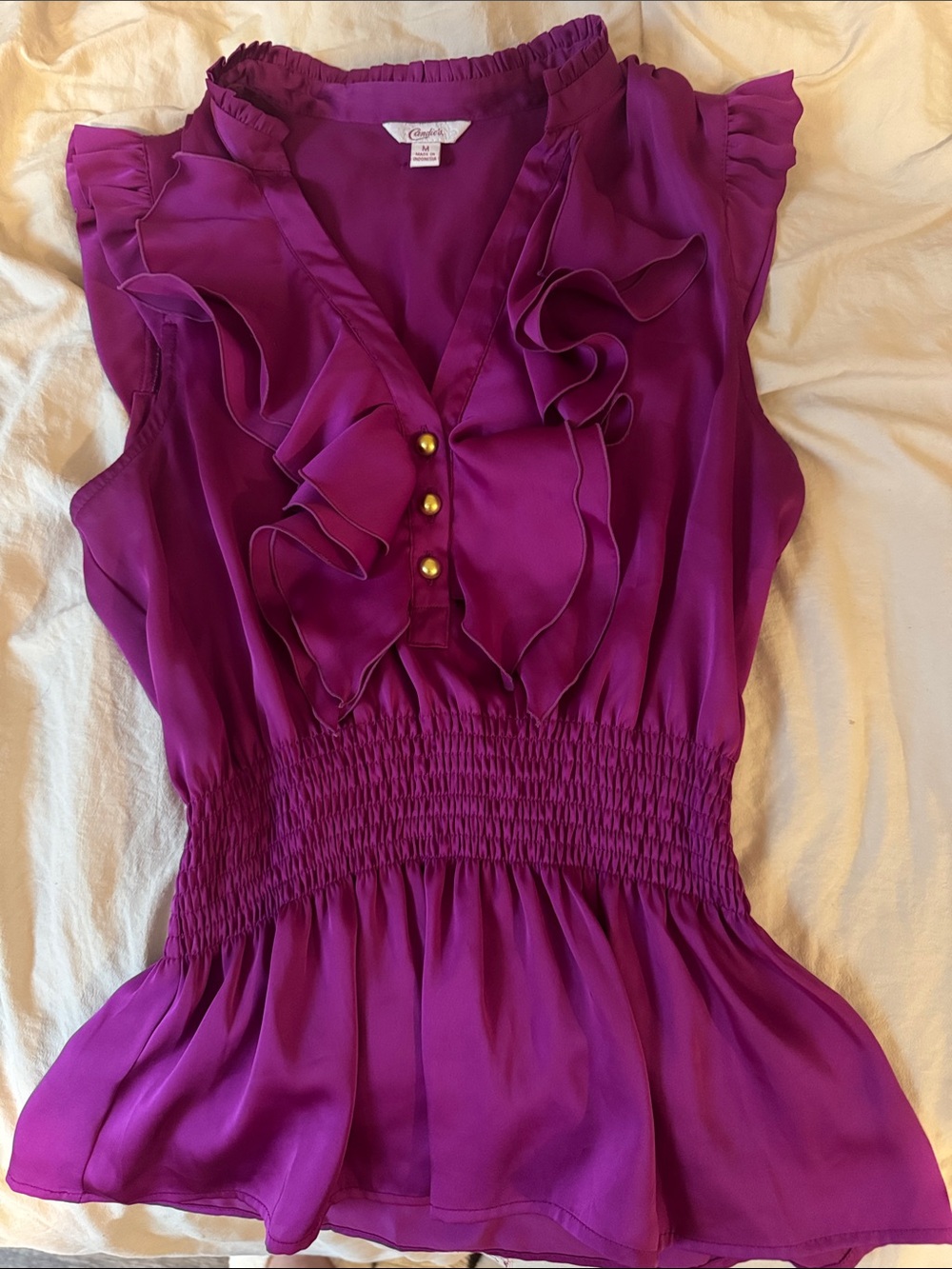 Candies vintage silk top